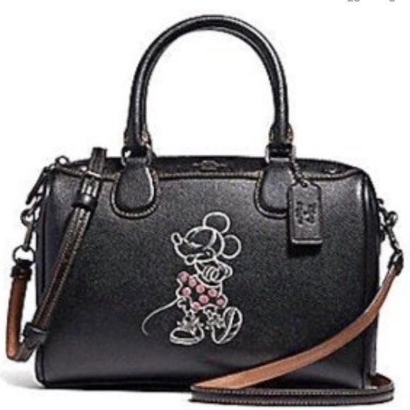 Coach Minnie Mouse Bennett Satchel - Picture 1 of 6